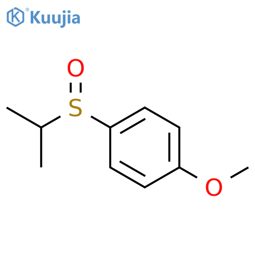 Benzene, 1-methoxy-4-[(1-methylethyl)sulfinyl]- structure