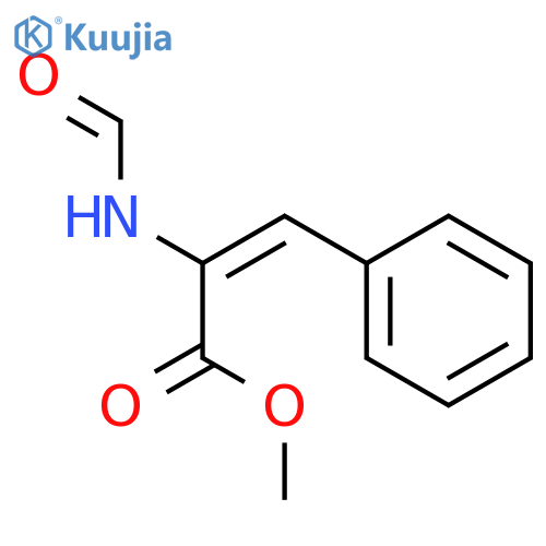 2-PROPENOIC ACID, 2-(FORMYLAMINO)-3-PHENYL-, METHYL ESTER, (2E)- structure