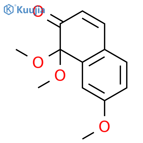 2(1H)-NAPHTHALENONE, 1,1,7-TRIMETHOXY- structure