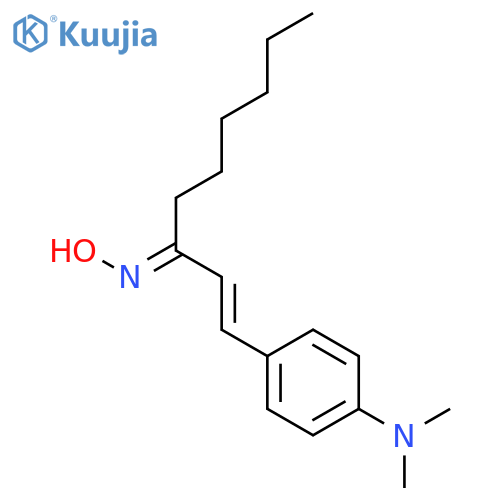 (ne)-n-[(e)-1-[4-(dimethylamino)phenyl]non-1-en-3-ylidene]hydroxylamine structure