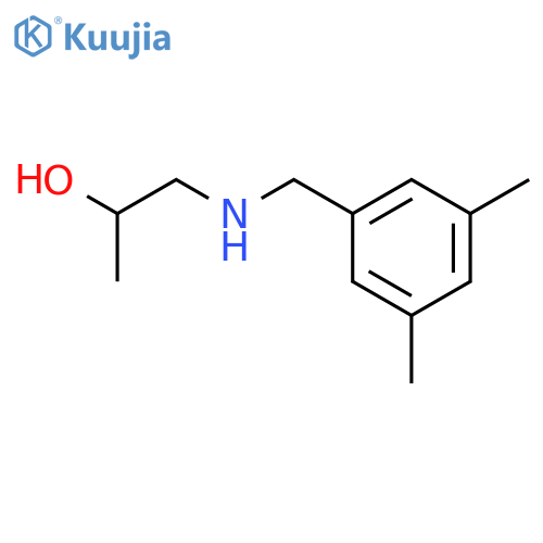 2-Propanol, 1-[(3,5-dimethylphenyl)methylamino]- structure