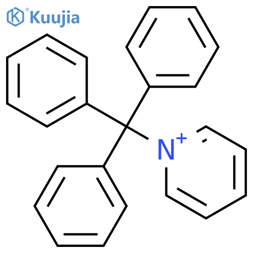 1-tritylpyridin-1-ium;bromide structure