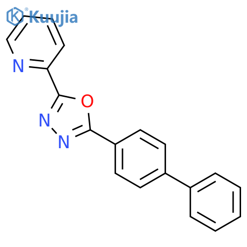 Pyridine, 2-(5-[1,1'-biphenyl]-4-yl-1,3,4-oxadiazol-2-yl)- structure