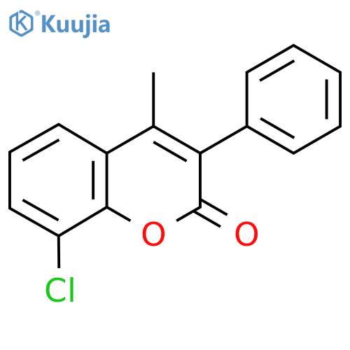 8-Chloro-4-Methyl-3-Phenyl Coumarin structure