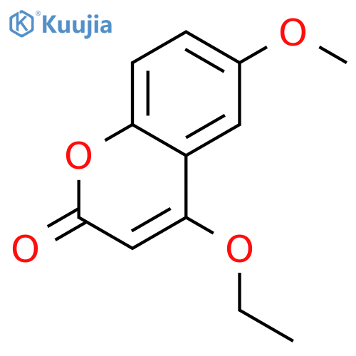 2H-1-Benzopyran-2-one,4-ethoxy-6-methoxy- structure