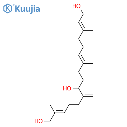 2,6,11(18),14-Phytatetraene-1,10,16-triol; (2E,6E,10ξ,14E)-form structure