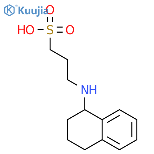 1-Propanesulfonic acid, 3-[(1,2,3,4-tetrahydro-1-naphthalenyl)amino]- structure