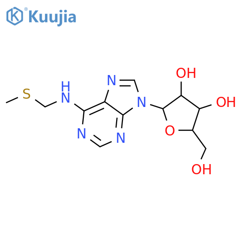 Adenosine,N-[(methylthio)methyl]- (9CI) structure