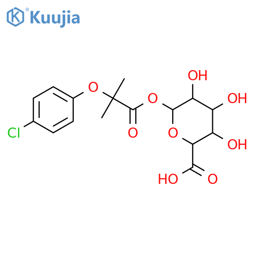 Clofibric Acid Acyl-b-D-glucuronide (>90%) structure