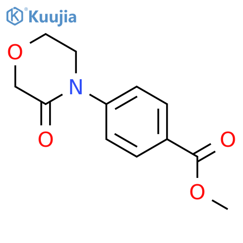 methyl 4-(3-oxomorpholin-4-yl)benzoate structure