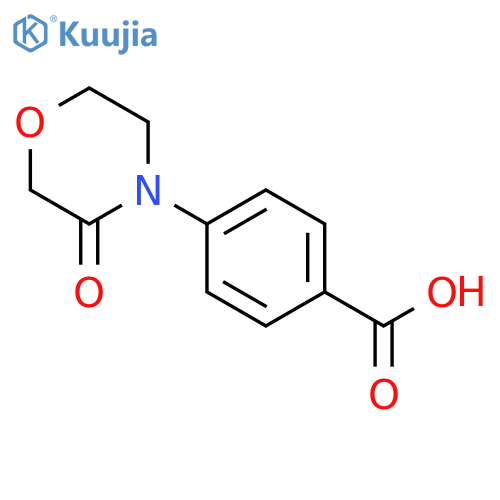 4-(3-oxomorpholin-4-yl)benzoic acid structure