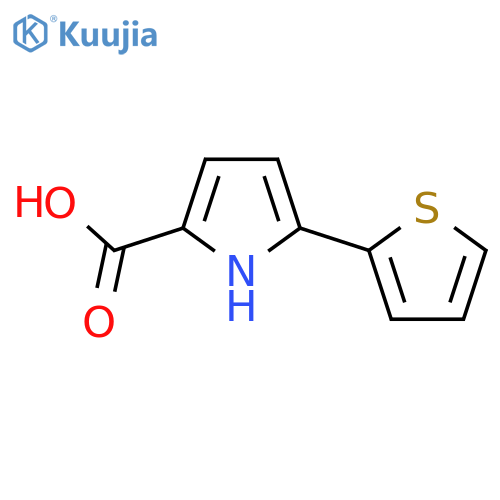 5-Thiophen-2-yl-1H-pyrrole-2-carboxylic Acid structure