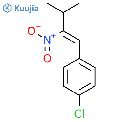 BENZENE, 1-CHLORO-4-(3-METHYL-2-NITRO-1-BUTENYL)- structure