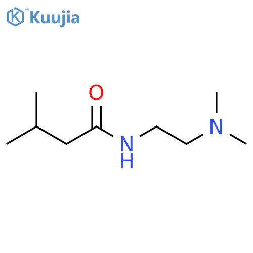 Butanamide, N-[2-(dimethylamino)ethyl]-3-methyl- structure