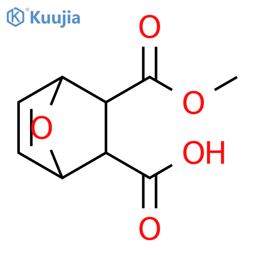 7-Oxabicyclo[2.2.1]hept-5-ene-2,3-dicarboxylic acid, 2-methyl ester structure