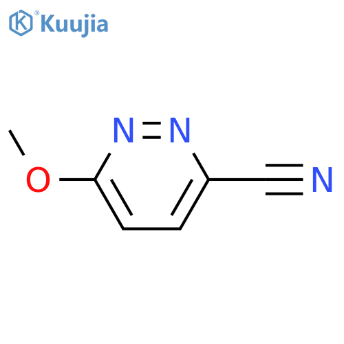 6-methoxypyridazine-3-carbonitrile structure