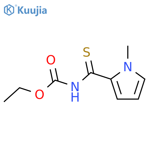 Carbamic acid,[(1-methyl-1H-pyrrol-2-yl)thioxomethyl]-, ethyl ester (9CI) structure