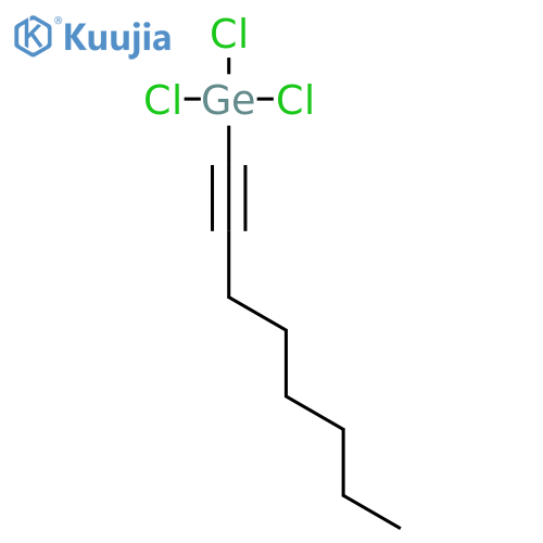GERMANE, TRICHLORO-1-OCTYNYL- structure