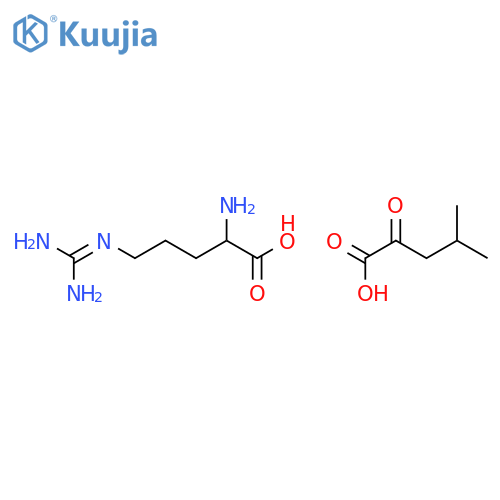 L-Arginine mono(4-methyl-2-oxovalerate) structure