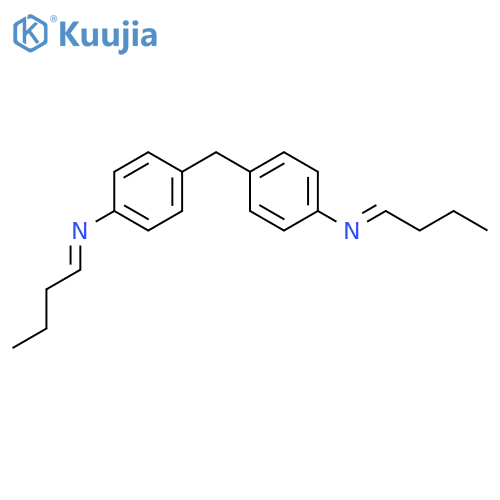 4,4'-methanediylbis{N-[(1E)-butylidene]aniline} structure