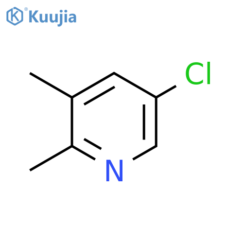 5-Chloro-2,3-dimethylpyridine structure