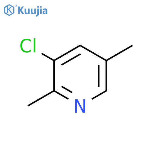 3-Chloro-2,5-dimethylpyridine structure