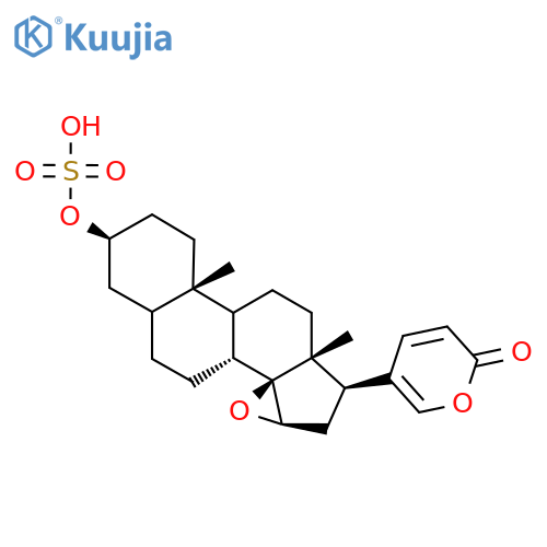 Bufa-20,22-dienolide, 14,15-epoxy-3-(sulfooxy)-, (3β,5β,7β)- (9CI) structure