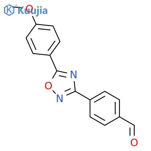 Benzaldehyde, 4-[5-(4-methoxyphenyl)-1,2,4-oxadiazol-3-yl]- structure