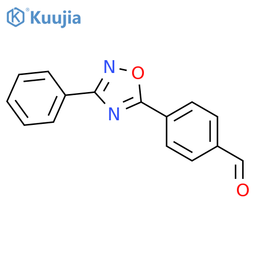 Benzaldehyde, 4-(3-phenyl-1,2,4-oxadiazol-5-yl)- structure