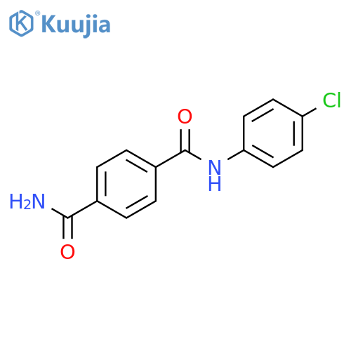 1,4-Benzenedicarboxamide, N-(4-chlorophenyl)- structure
