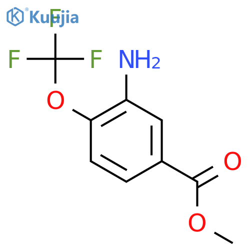 methyl 3-amino-4-(trifluoromethoxy)benzoate structure