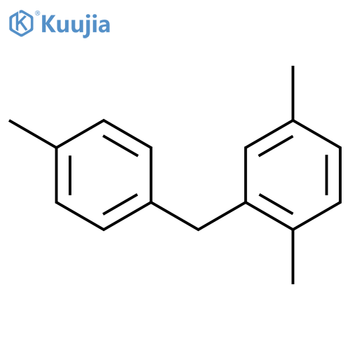 Benzene, 1,4-dimethyl-2-[(4-methylphenyl)methyl]- structure