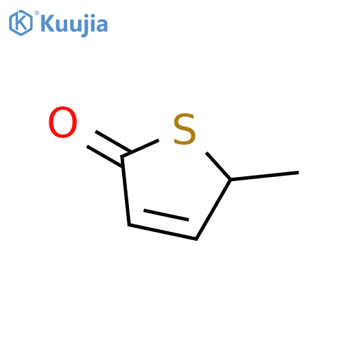 5-methyl-2,5-dihydrothiophen-2-one structure