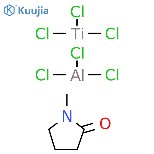 2-Pyrrolidinone,1-methyl-,reactionproductswithaluminumchlorideandtitaniumchloride(TiCl3)(3:1:3) structure