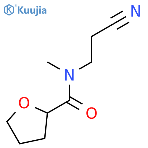 tetrahydro-N-(3-cyanopropyl)-N-methylfurancarboxamide structure