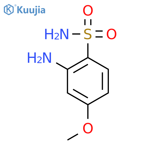 2-amino-4-methoxybenzene-1-sulfonamide structure