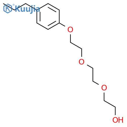 Ethanol, 2-[2-[2-(4-propylphenoxy)ethoxy]ethoxy]- structure