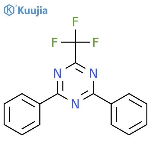 1,3,5-TRIAZINE, 2,4-DIPHENYL-6-(TRIFLUOROMETHYL)- structure