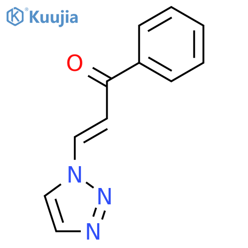 2-PROPEN-1-ONE, 1-PHENYL-3-(1H-1,2,3-TRIAZOL-1-YL)- structure