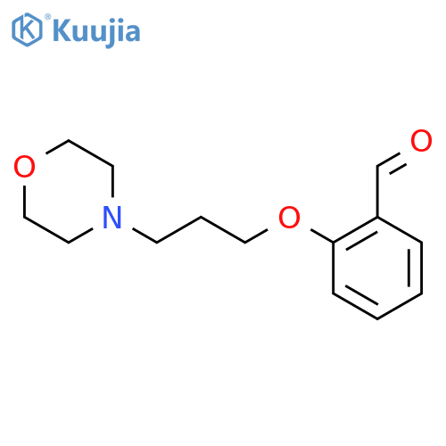 2-[3-(morpholin-4-yl)propoxy]benzaldehyde structure