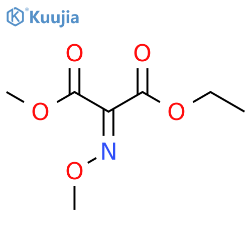 PROPANEDIOIC ACID, (METHOXYIMINO)-, ETHYL METHYL ESTER, (E)- structure