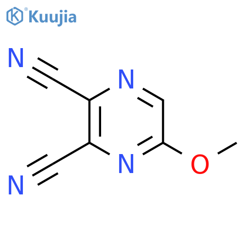 5-Methoxypyrazine-2,3-dicarbonitrile structure