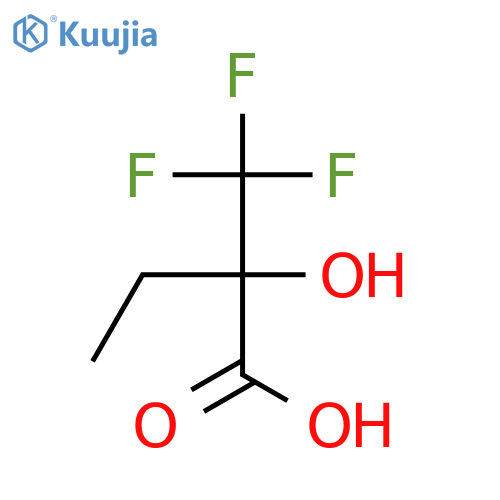 2-Hydroxy-2-(trifluoromethyl)butyric acid structure