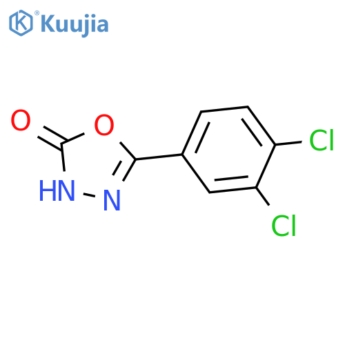 1,3,4-OXADIAZOL-2(3H)-ONE, 5-(3,4-DICHLOROPHENYL)- structure