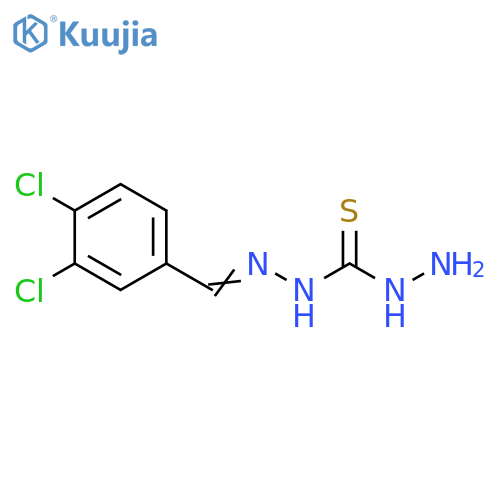 Carbonothioic dihydrazide, [(3,4-dichlorophenyl)methylene]- (9CI) structure