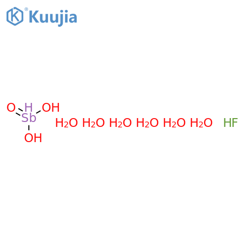 Hexafluoroantimonic acid hexahydrate structure