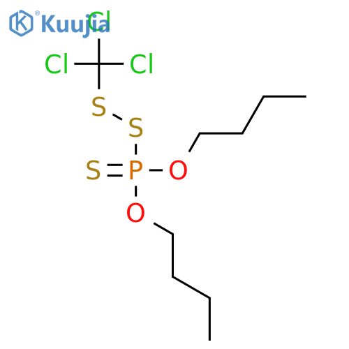 dibutoxy[(trichloromethyl)disulfanyl]phosphane sulfide structure