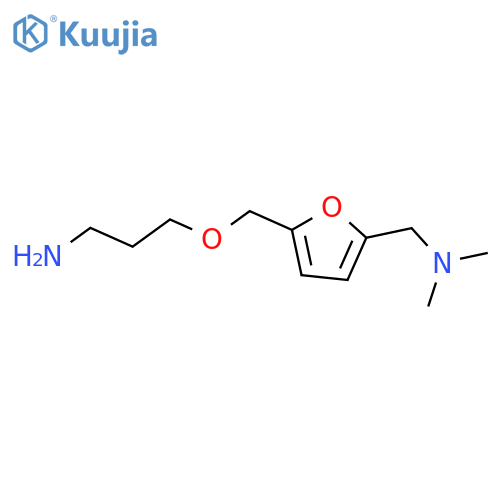 2-FURANMETHANAMINE, 5-[(3-AMINOPROPOXY)METHYL]-N,N-DIMETHYL- structure