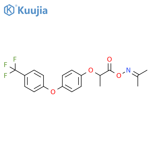 (Propan-2-ylideneamino) 2-[4-[4-(trifluoromethyl)phenoxy]phenoxy]propanoate structure