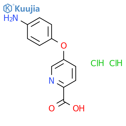 5-(4-aminophenoxy)pyridine-2-carboxylic acid dihydrochloride structure